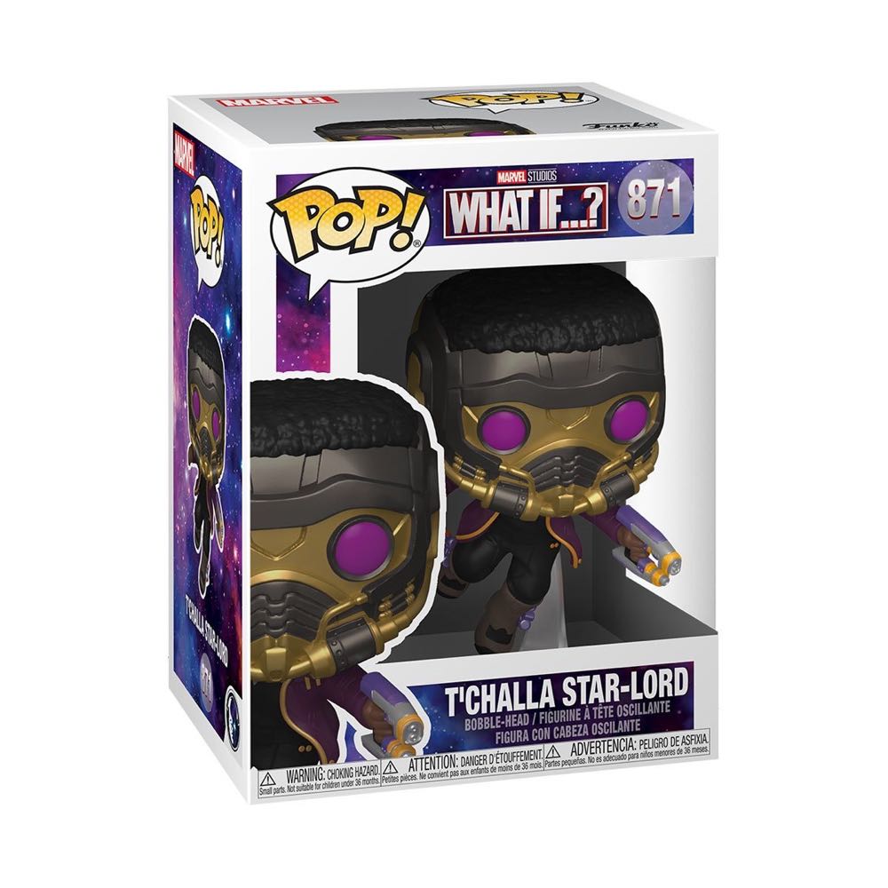 Star Lord (T’Challa) - What If...? vinyl figure collectible [Barcode 889698558129] - Main Image 3