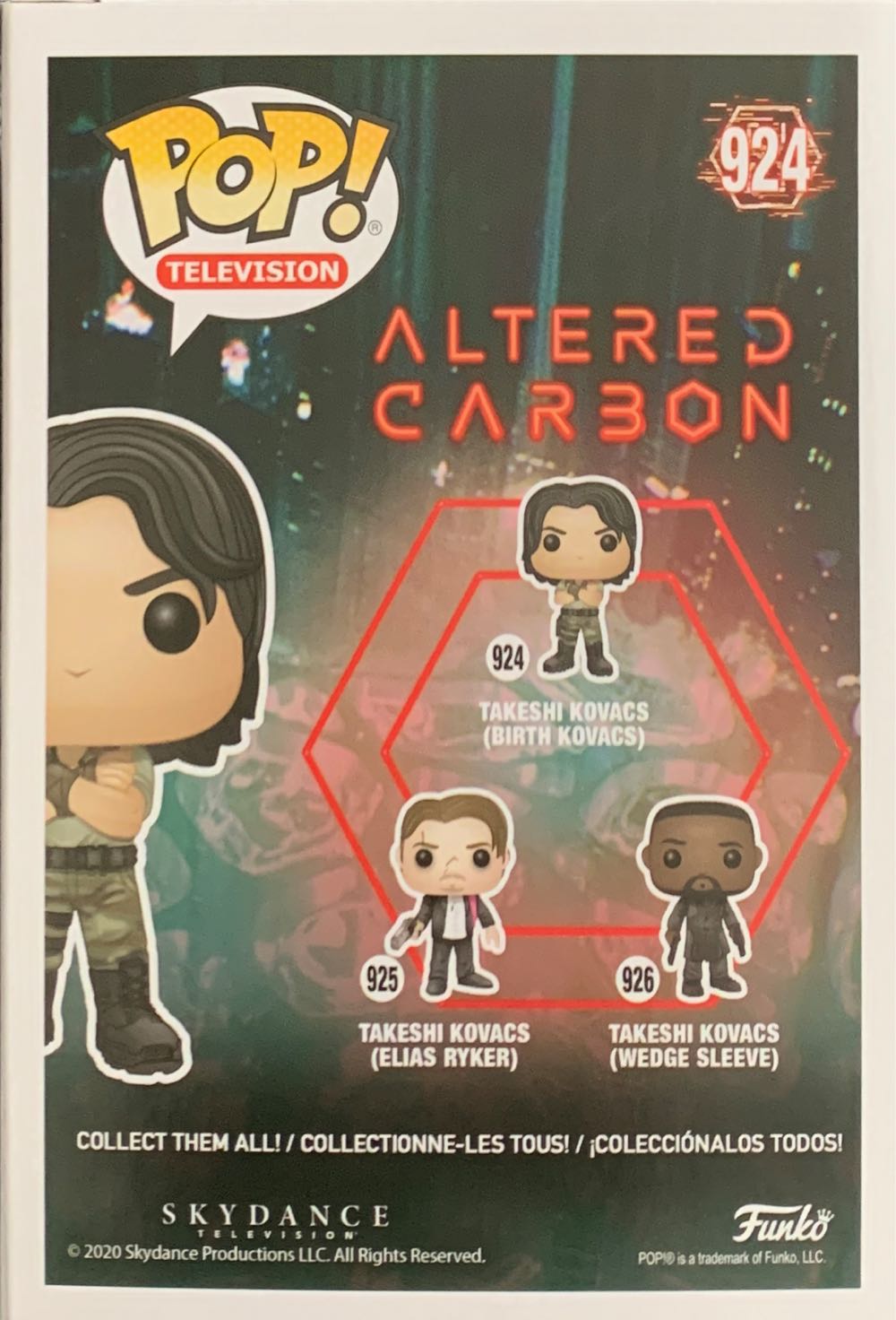 Takeshi Kovacs (Birth Kovacs) - Altered Carbon vinyl figure collectible [Barcode 889698463515] - Main Image 3