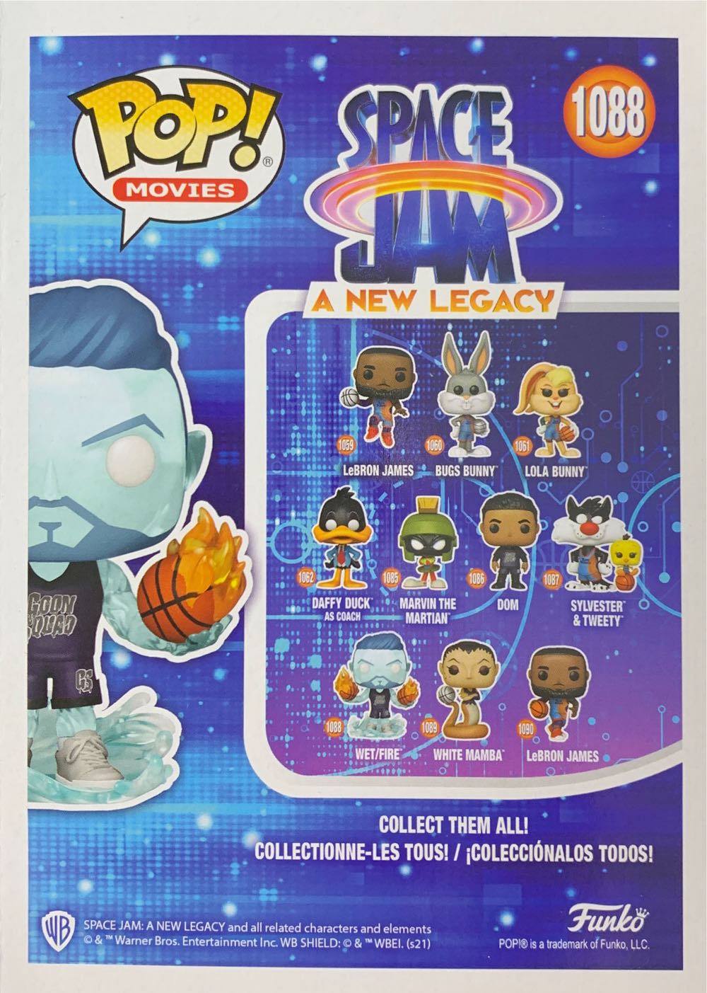 Space Jam (A New Legacy): Wet/Fire - Space Jam: A New Legacy vinyl figure collectible [Barcode 889698562294] - Main Image 2