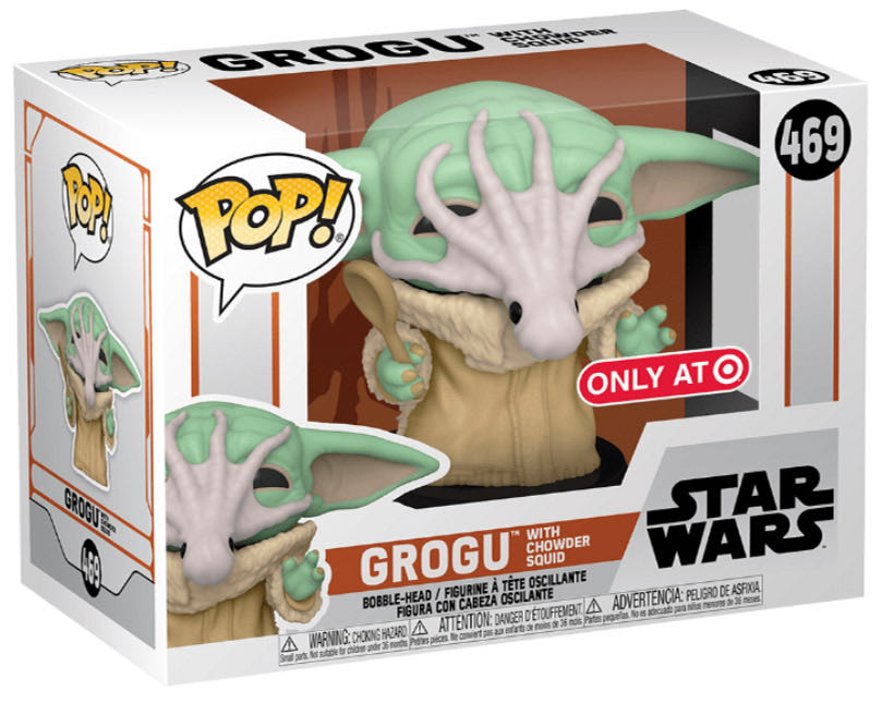 Grogu (With Chowder Squid) - Star Wars: The Mandalorian vinyl figure collectible [Barcode 889698545280] - Main Image 3