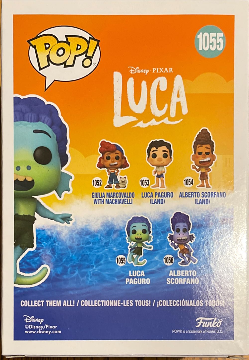 Luca Paguro - Disney vinyl figure collectible [Barcode 889698557603] - Main Image 4