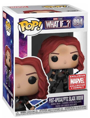 Post-Apocalyptic Black Widow - What If...? vinyl figure collectible [Barcode 889698559522] - Main Image 3