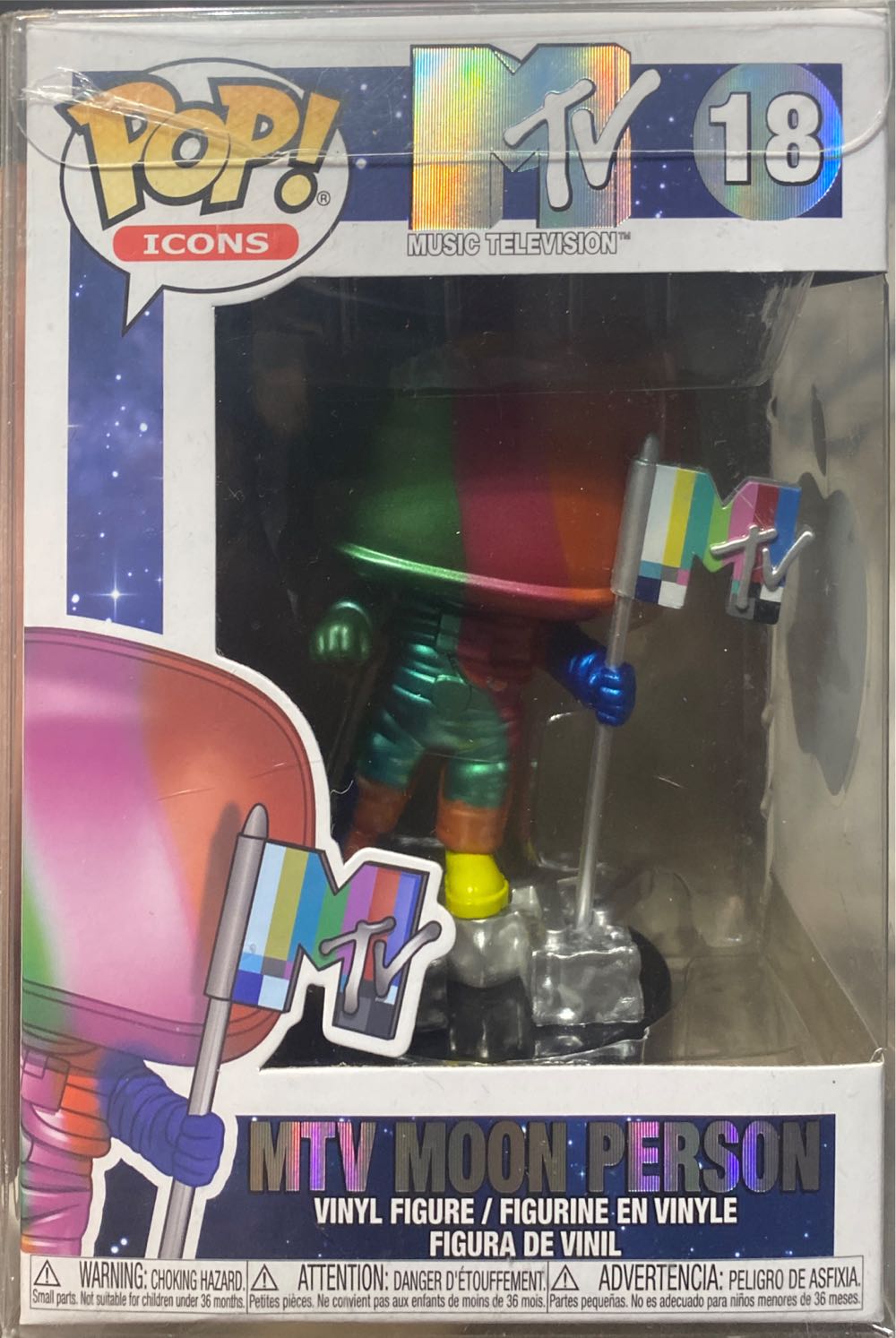 MTV Moon Person - Commercial Icons vinyl figure collectible [Barcode 889698494595] - Main Image 3