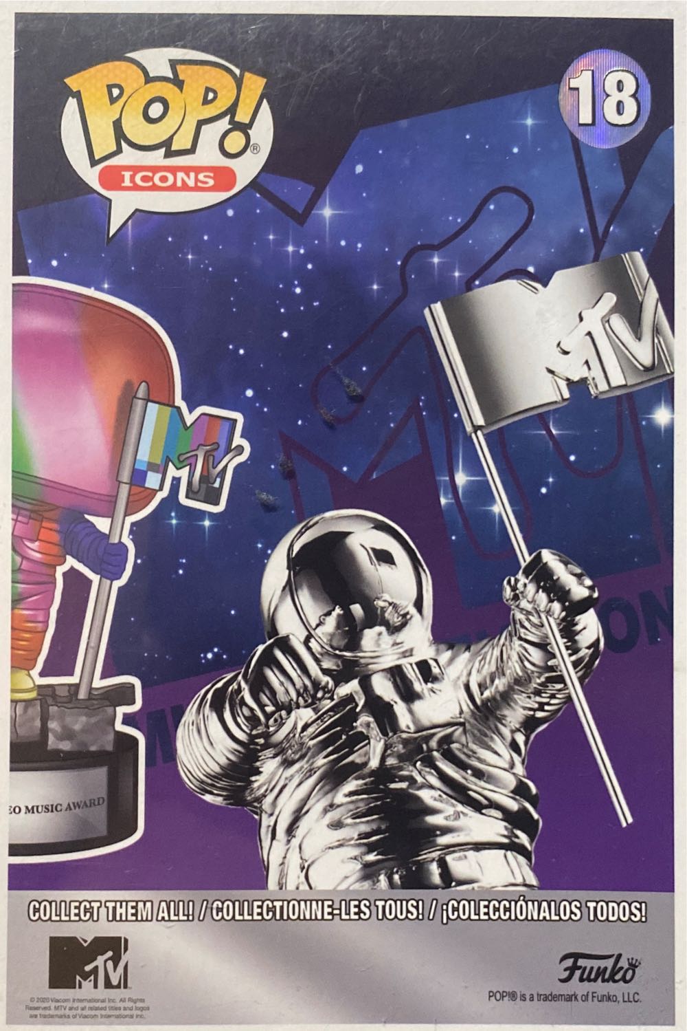 MTV Moon Person - Commercial Icons vinyl figure collectible [Barcode 889698494595] - Main Image 4