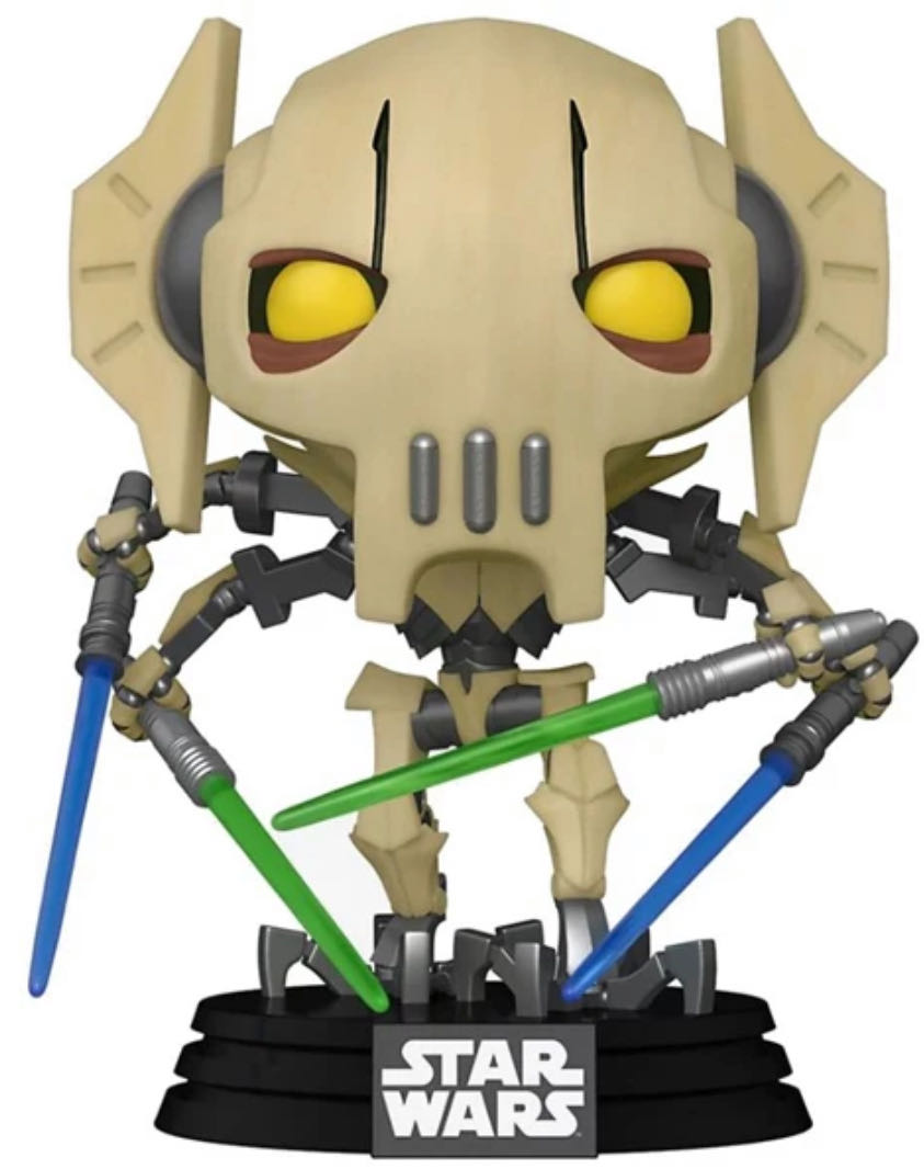 Matthew Wood - Autographed - Funko Pop - General Grievous - Star Wars vinyl figure collectible [Barcode 889698561396] - Main Image 2