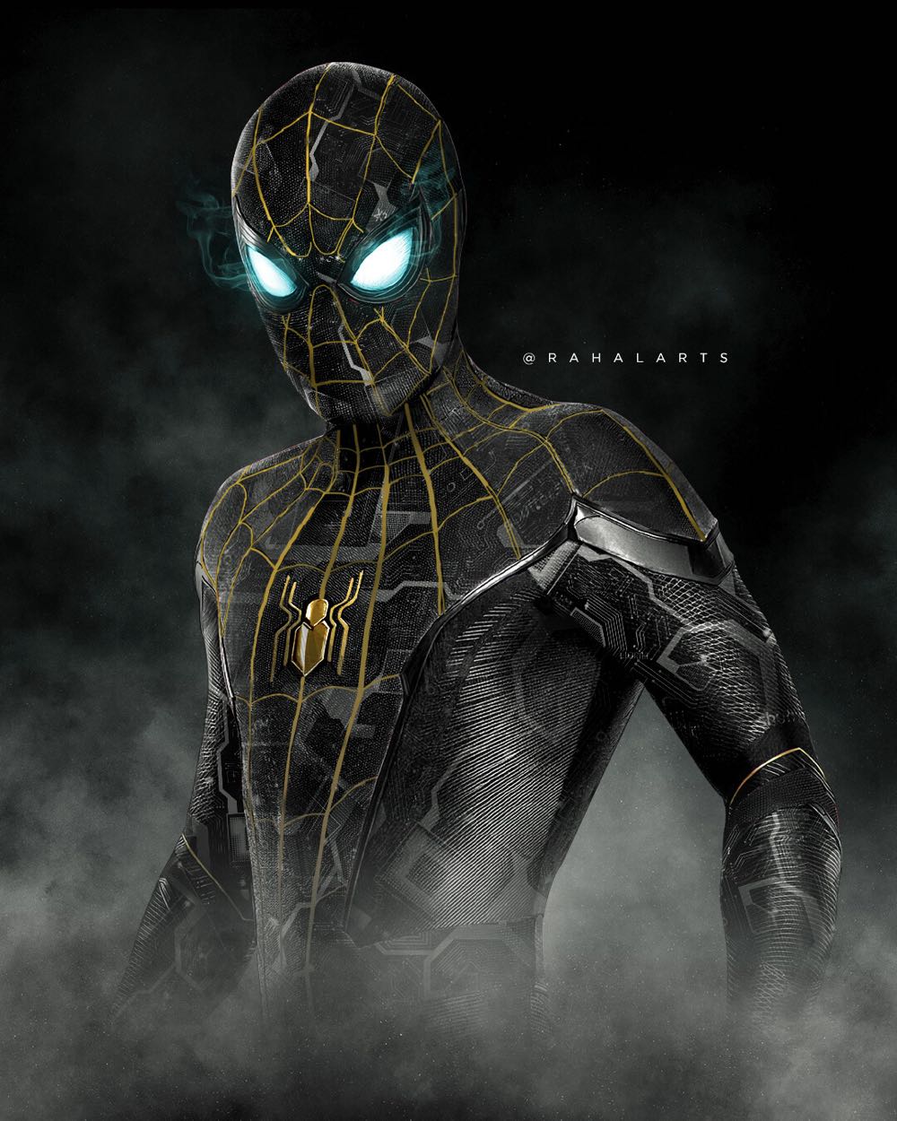 Spider-Man Black And Gold Suit #911 - Spider-Man vinyl figure collectible [Barcode 889698568272] - Main Image 4