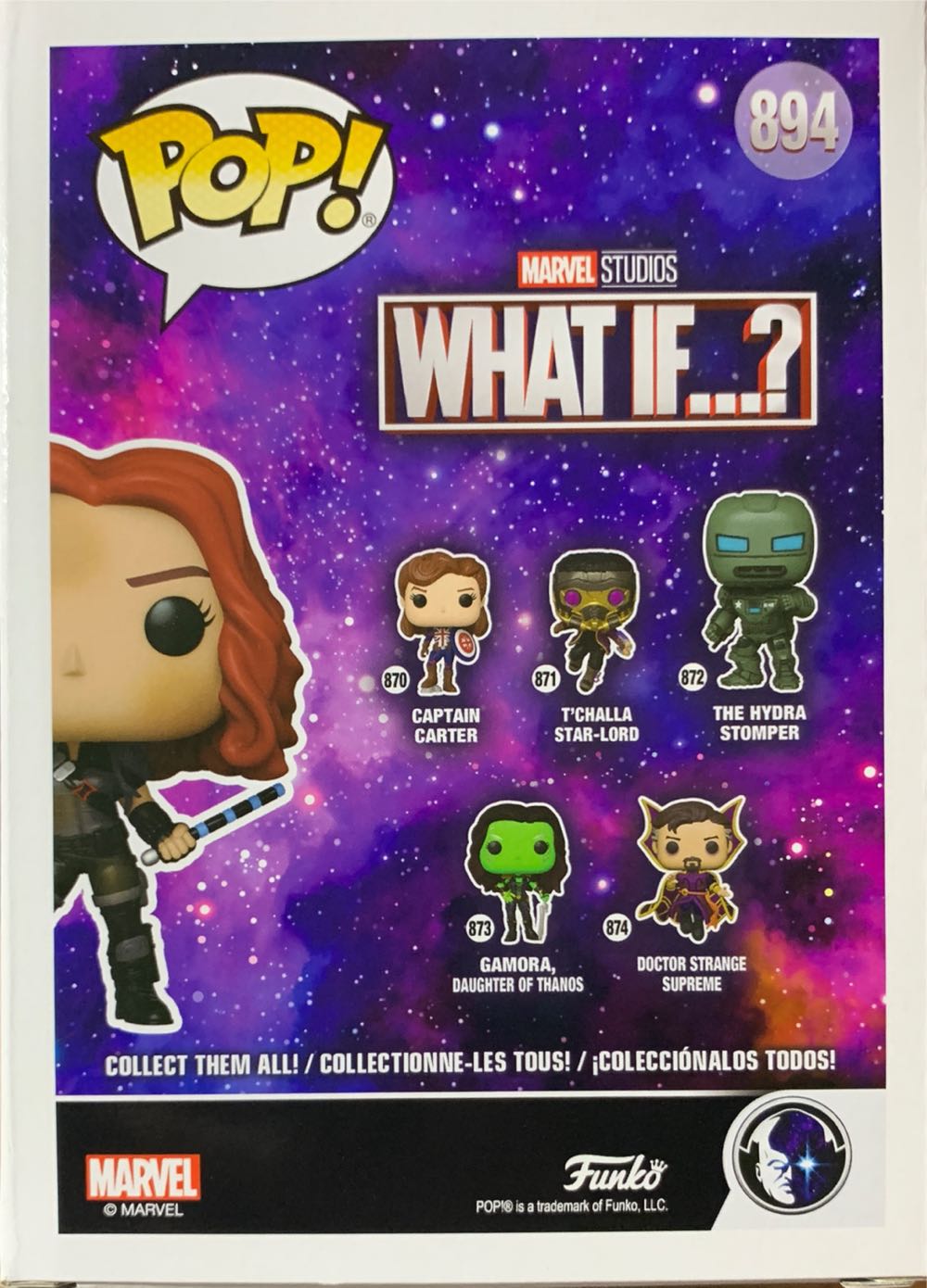 Black Widow (What If…?) - What If...? vinyl figure collectible [Barcode 889698559522] - Main Image 2