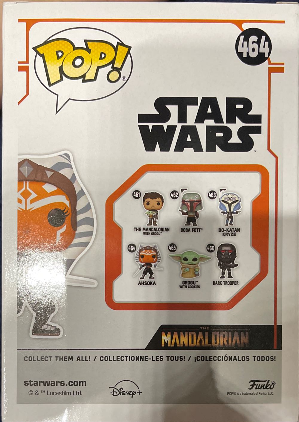 Ahsoka - Star Wars vinyl figure collectible [Barcode 889698545273] - Main Image 3