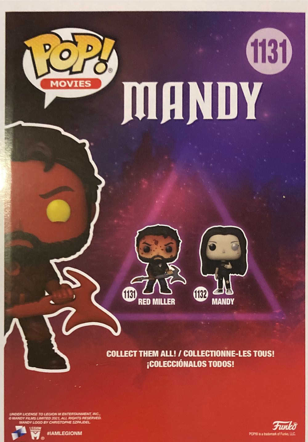 Red Miller (Red) - Mandy vinyl figure collectible [Barcode 889698575010] - Main Image 2