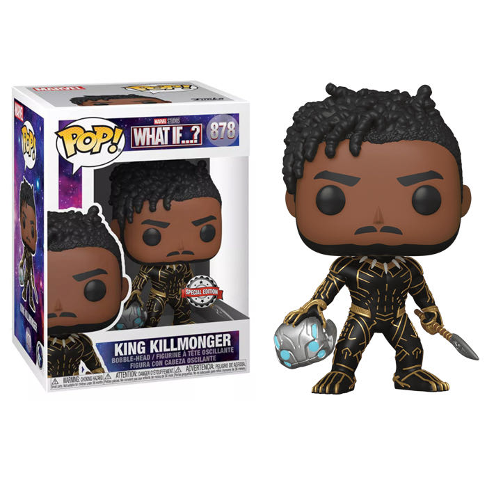 King Killmonger - What If...? vinyl figure collectible [Barcode 889698562645] - Main Image 3