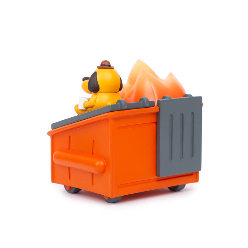 This Is Fine Dumpster Fire  vinyl figure collectible [Barcode 854994008975] - Main Image 3