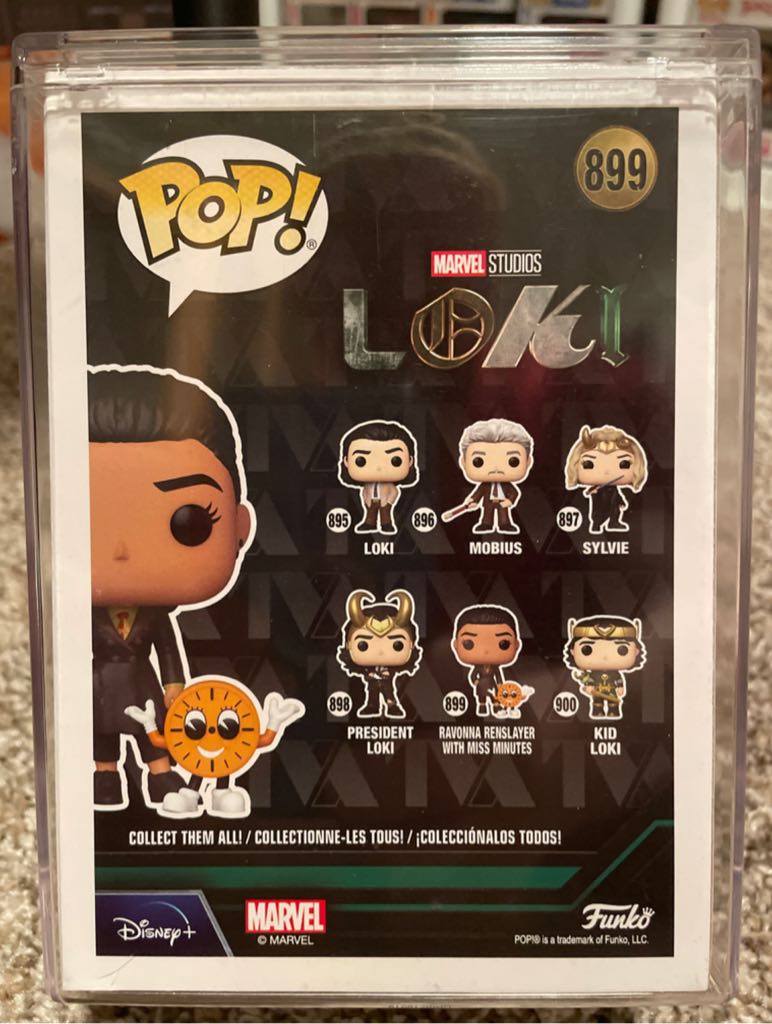 RAVONNA RENSLAYER WITH MISS MINUTES - Loki vinyl figure collectible [Barcode 889698557450] - Main Image 2