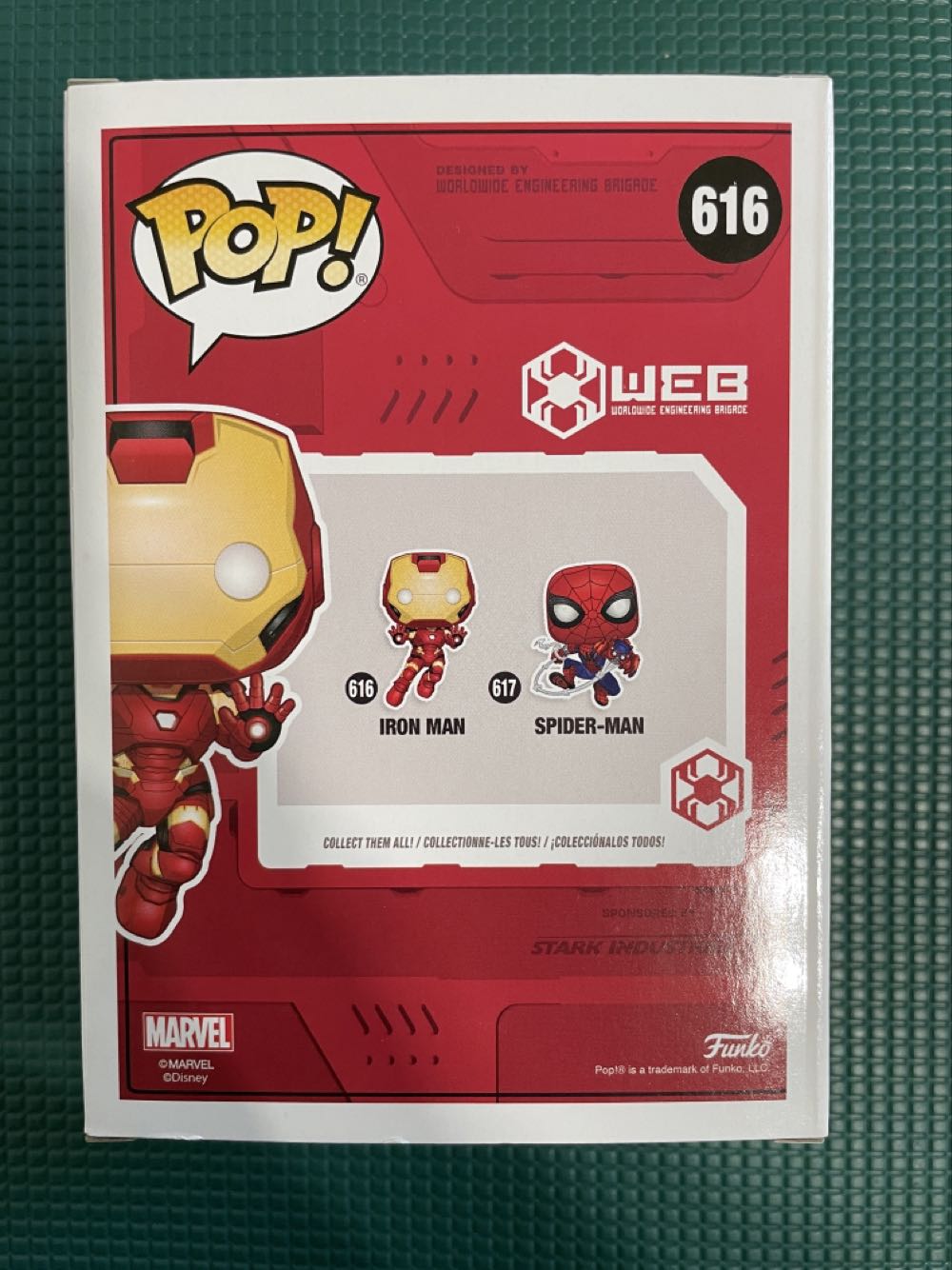Pop! WEB: Iron Man ***  vinyl figure collectible [Barcode 889698475556] - Main Image 4