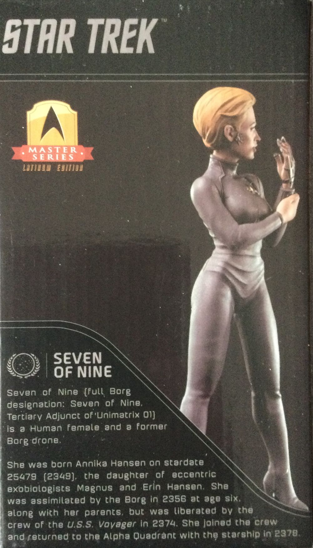 Seven Of Nine Annika Hansen Master Series - Star Trek vinyl figure collectible [Barcode 812095024027] - Main Image 2