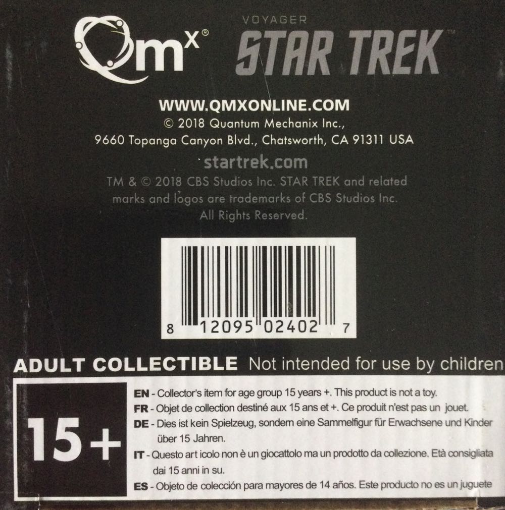 Seven Of Nine Annika Hansen Master Series - Star Trek vinyl figure collectible [Barcode 812095024027] - Main Image 4