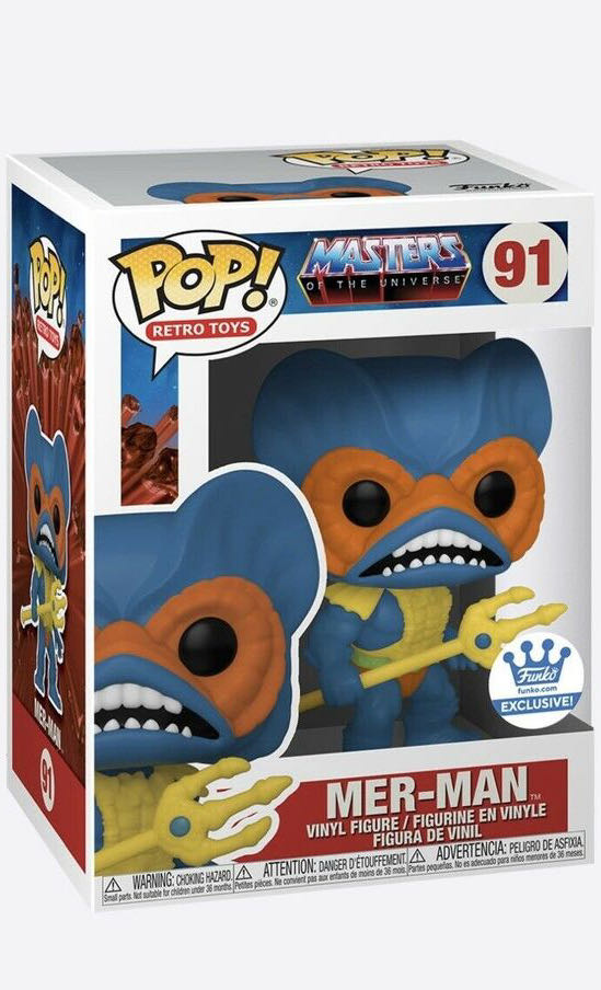 Mer-Man - Masters of the Universe vinyl figure collectible [Barcode 889698565554] - Main Image 2