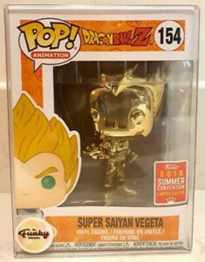 DragonBall Z: Super Saiyan Vegeta (Gold Chrome) - Dragon Ball Z vinyl figure collectible - Main Image 2