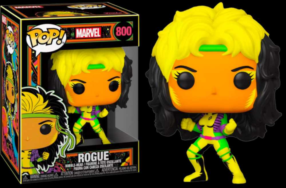 Rogue (Blacklight) $7-$10 - Marvel Universe vinyl figure collectible - Main Image 3