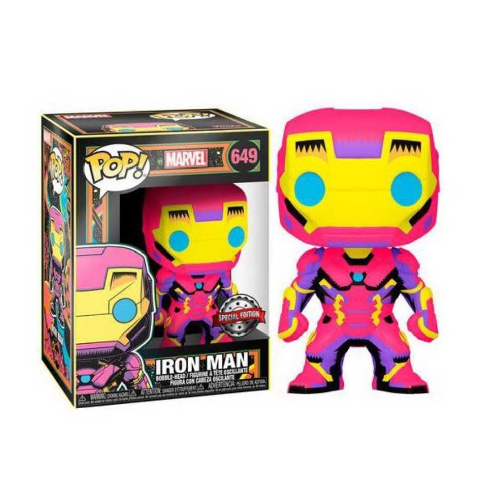 Marvel - Iron Man (Blacklight)  - Marvel Universe vinyl figure collectible - Main Image 3
