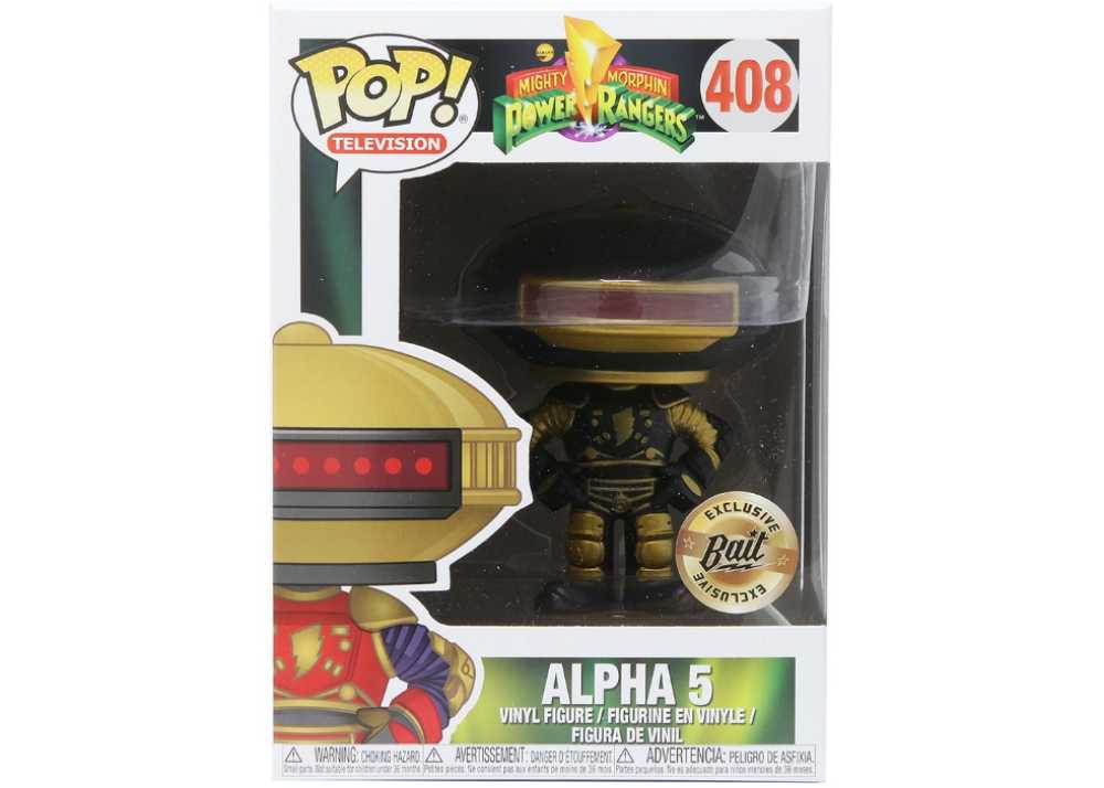 Mighty Morphin Power Rangers - Alpha 5 (Black & Gold) - Mighty Morphin Power Rangers vinyl figure collectible - Main Image 2