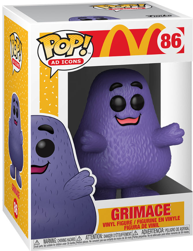 Grimace - McDonald vinyl figure collectible [Barcode 889698457231] - Main Image 1