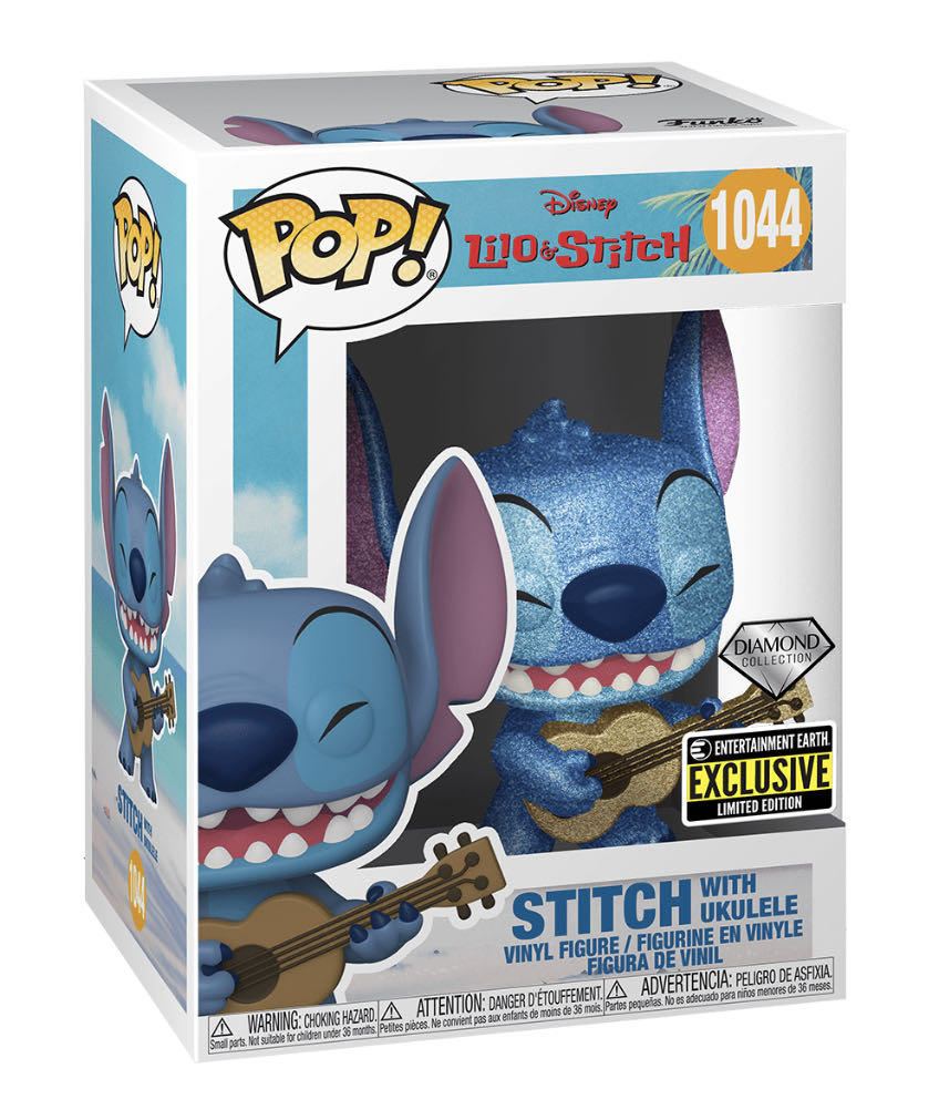 Stitch With Ukulele - Lilo and Stitch vinyl figure collectible [Barcode 889698574884] - Main Image 2