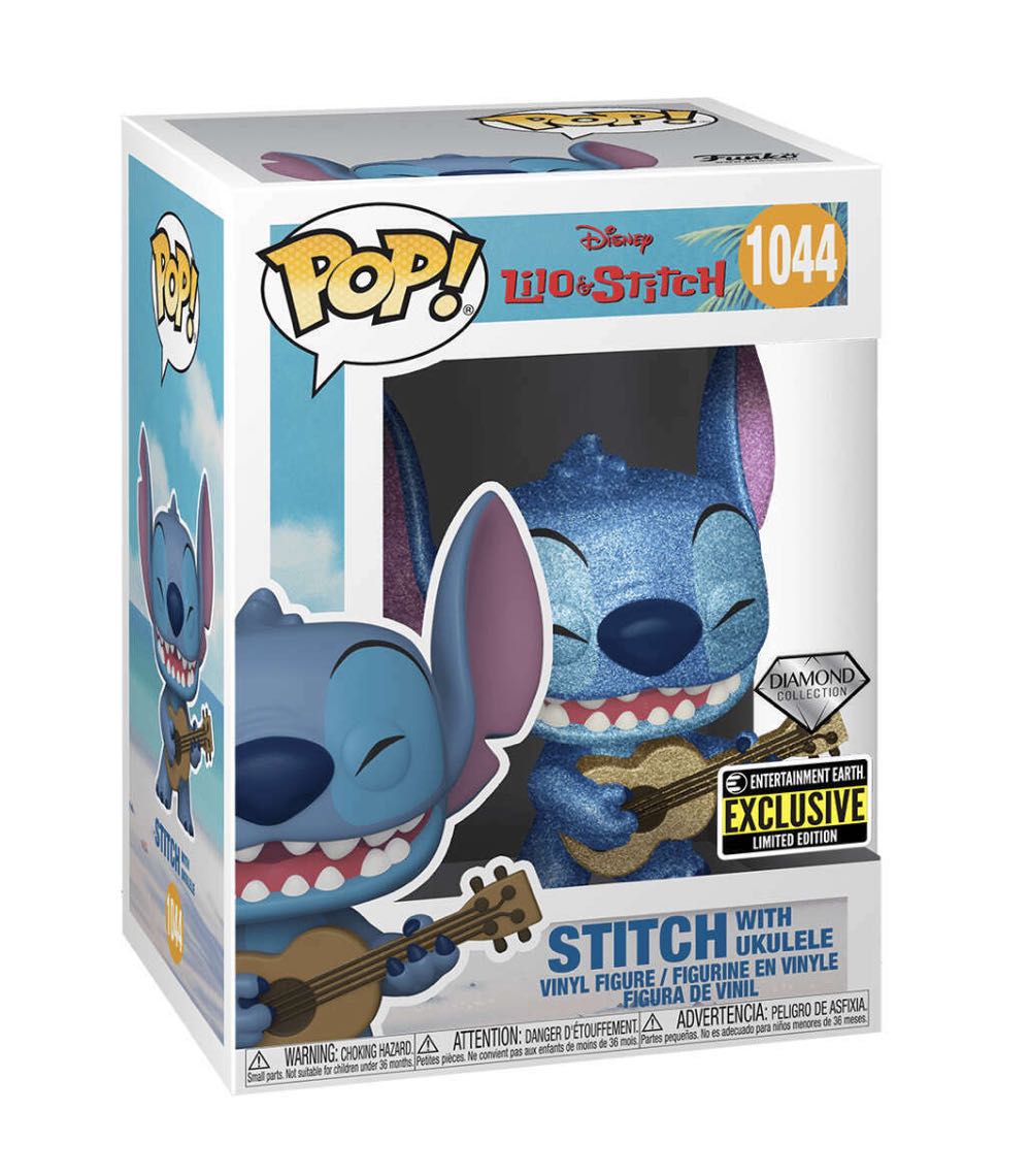 Stitch With Ukulele - Lilo and Stitch vinyl figure collectible [Barcode 889698574884] - Main Image 3