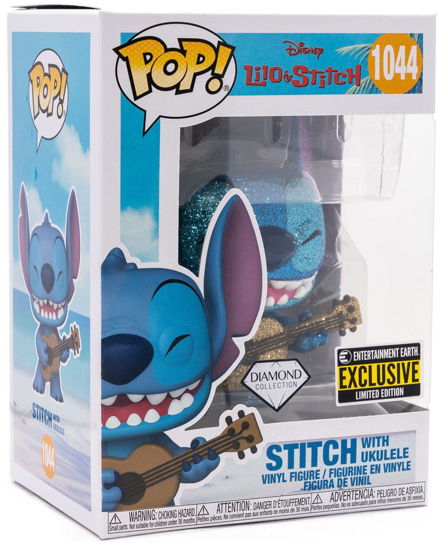 Stitch With Ukulele - Lilo and Stitch vinyl figure collectible [Barcode 889698574884] - Main Image 4