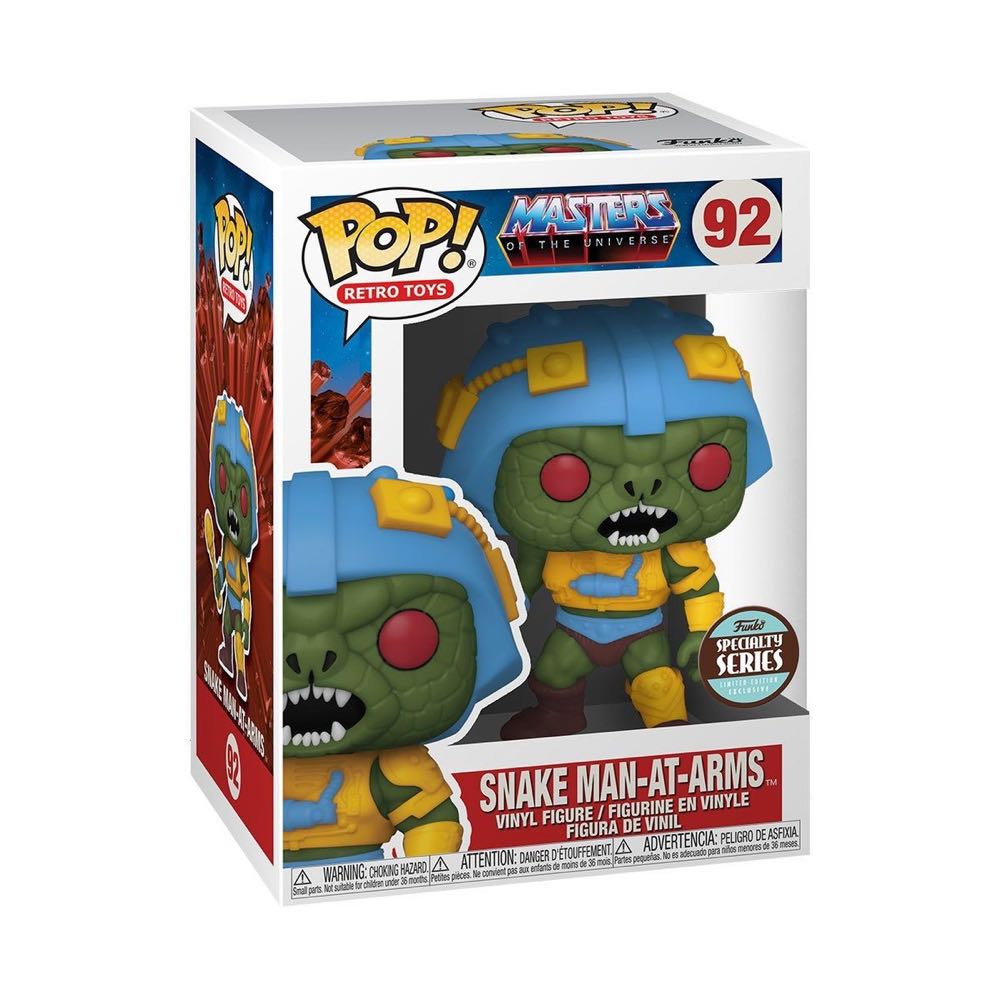 Snake Man-at-Arms - Masters of the Universe vinyl figure collectible [Barcode 889698569200] - Main Image 3
