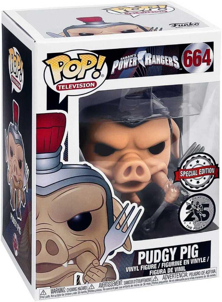 Saban’s Power Rangers - pudgy Pig  - Power Rangers vinyl figure collectible - Main Image 2