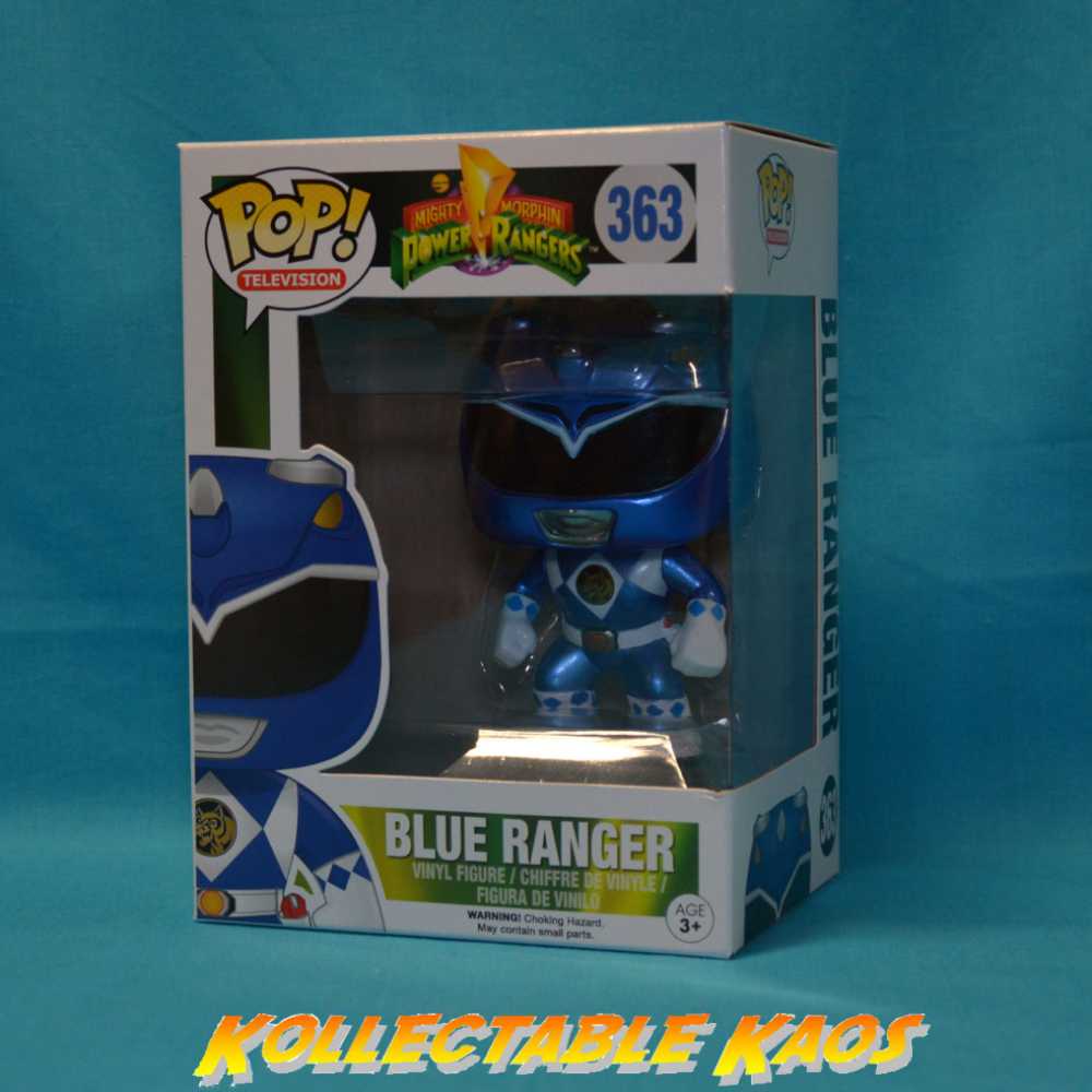 Mighty Morphin Power Rangers - Blue Ranger (Metallic)  - Mighty Morphin Power Rangers vinyl figure collectible - Main Image 2