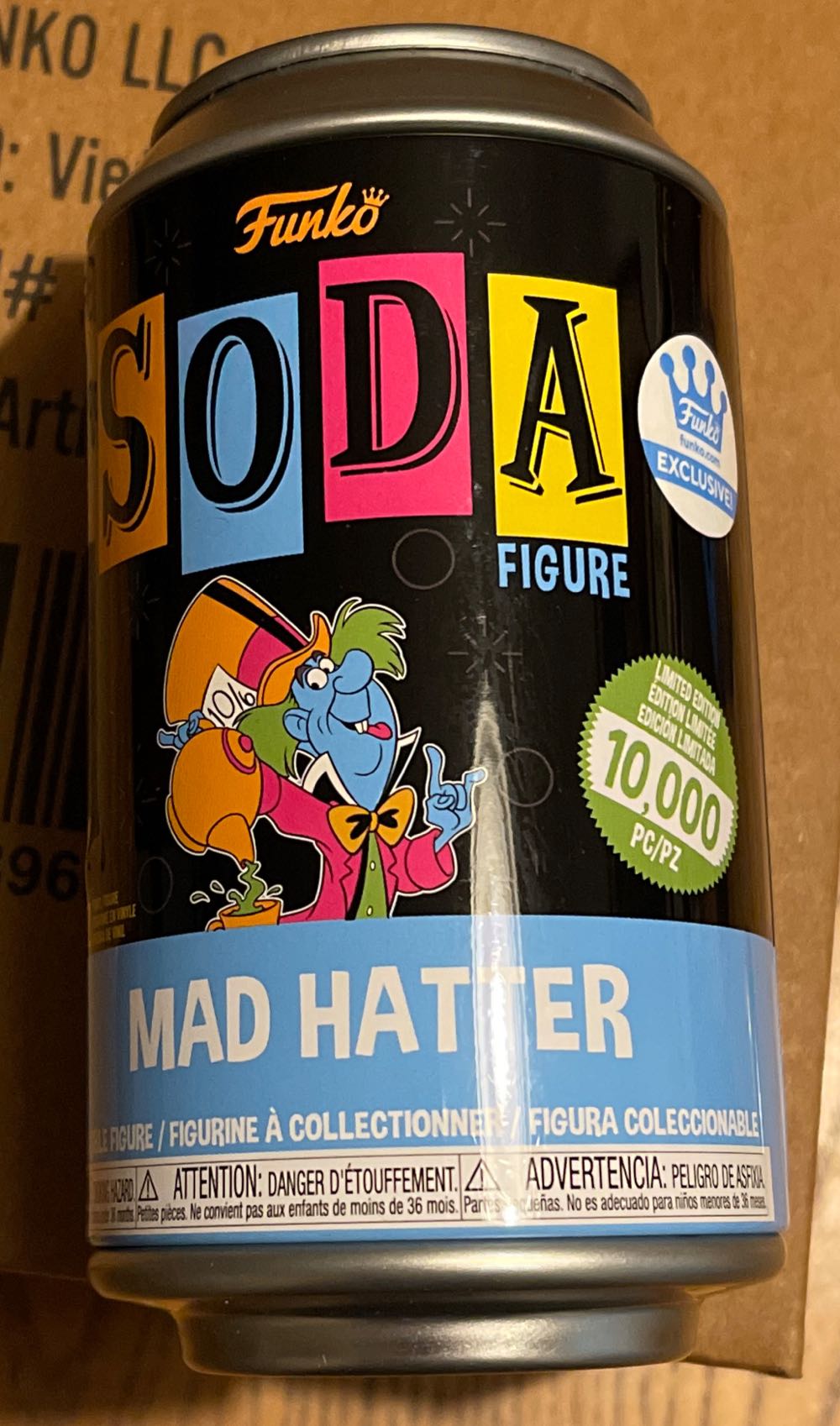 Funko Vinyl Soda Alice In Wonderland: Mad Hatter - Disney vinyl figure collectible [Barcode 889698560481] - Main Image 3