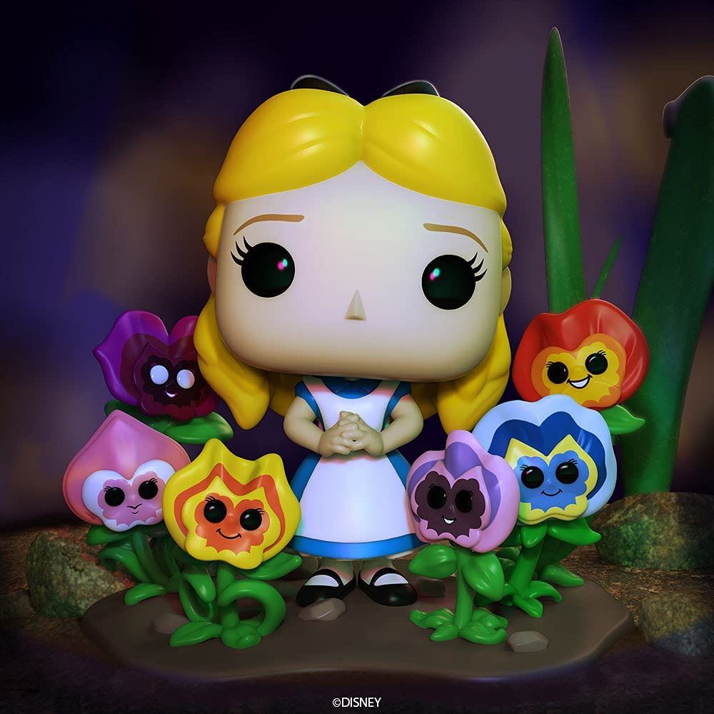 Alice With Flowers - Disney vinyl figure collectible [Barcode 889698557337] - Main Image 3