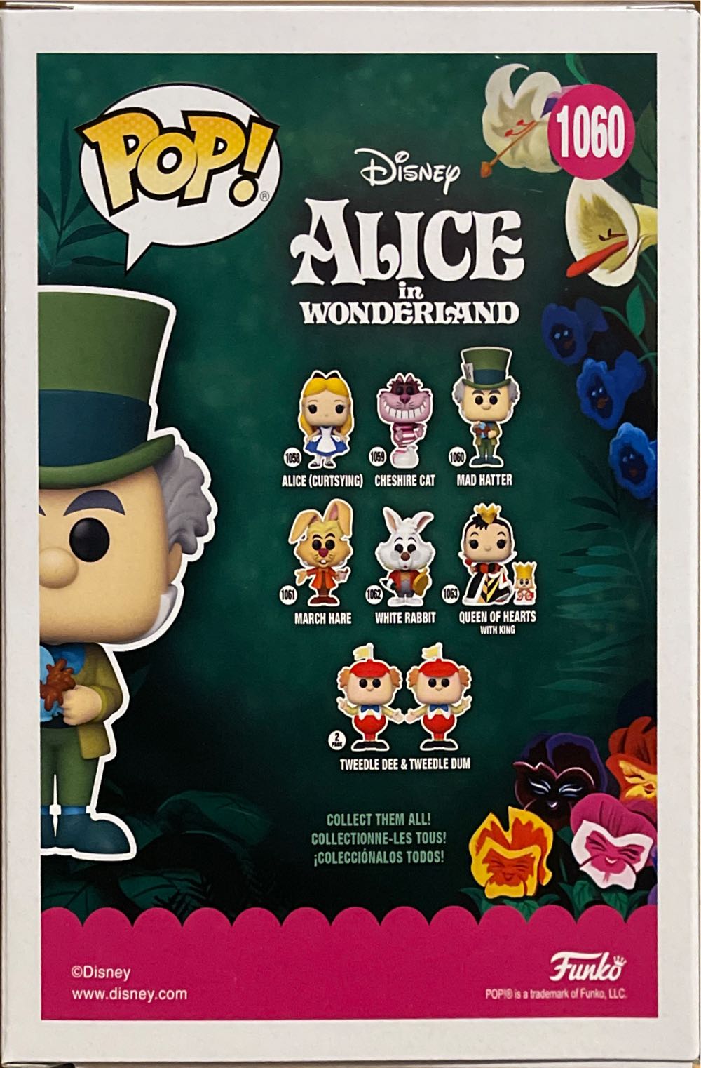 Mad Hatter #1060 - Alice in Wonderland vinyl figure collectible [Barcode 889698557368] - Main Image 4