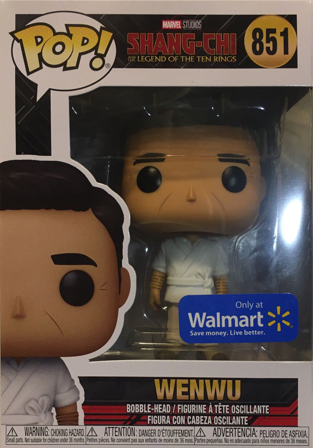 Wenwu - Shang-Chi Legend of the Ten Rings vinyl figure collectible [Barcode 889698546126] - Main Image 2