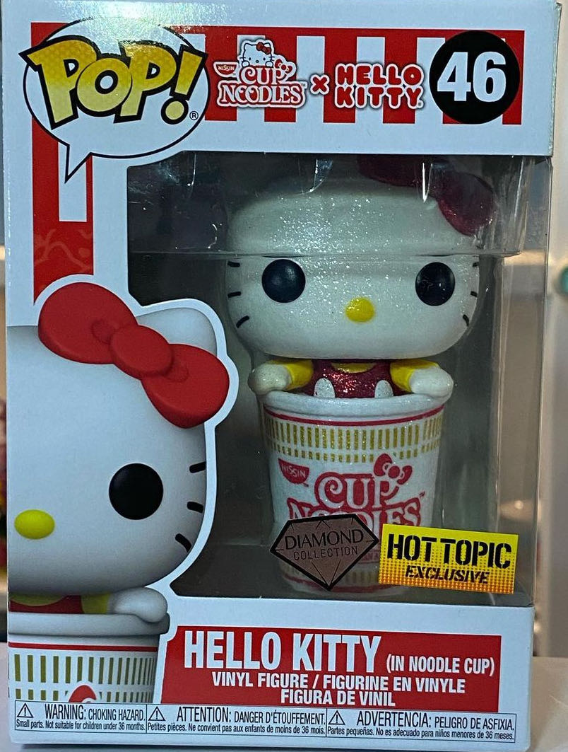 Hello Kitty (In Noodle Cup) - Hello Kitty vinyl figure collectible [Barcode 889698561266] - Main Image 3