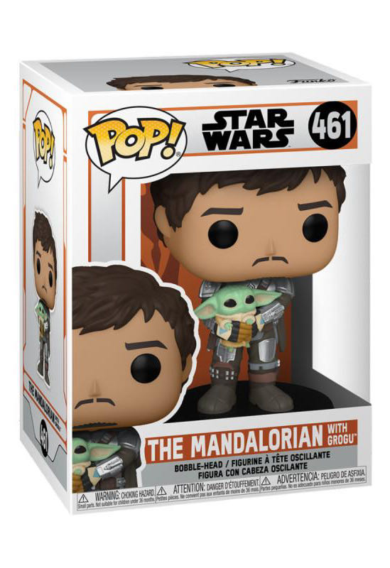 Mandalorian With Grogu - Star Wars: The Mandalorian vinyl figure collectible [Barcode 889698545259] - Main Image 2