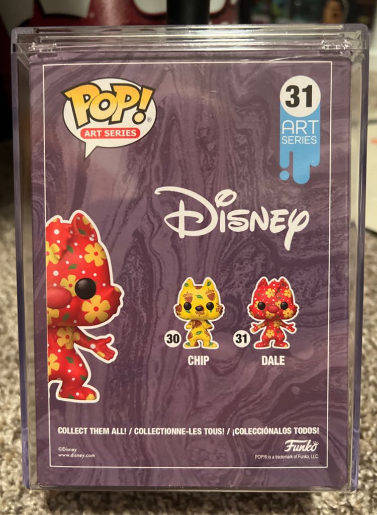 Funko Pop! Art Series Disney: Dale # 31 - Disney vinyl figure collectible [Barcode 889698556736] - Main Image 2