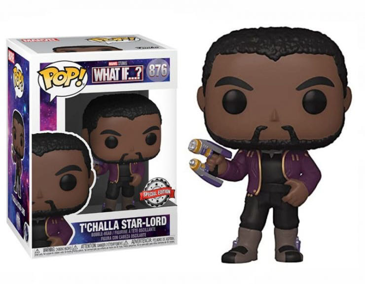 T’Challa Star-Lord #876 (Marvel What If) (Short Shelf 1) - What If...? vinyl figure collectible [Barcode 889698561181] - Main Image 2