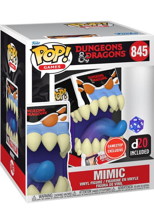 Mimic - Dungeons & Dragons vinyl figure collectible [Barcode 889698564649] - Main Image 4