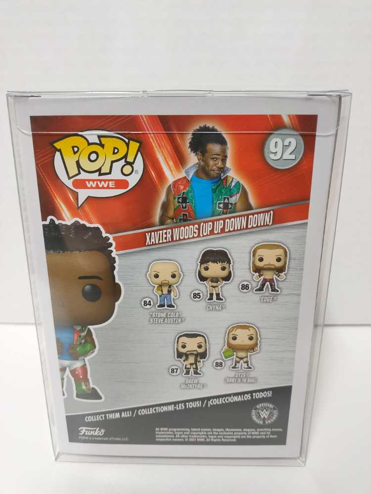 Xavier Woods (Up Up Down Down) - WWE vinyl figure collectible [Barcode 889698567527] - Main Image 2
