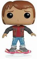 Marty McFly Hoverboard - Back to the Future vinyl figure collectible [Barcode 849803059071] - Main Image 2