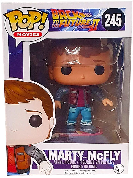 Marty McFly Hoverboard - Back to the Future vinyl figure collectible [Barcode 849803059071] - Main Image 3