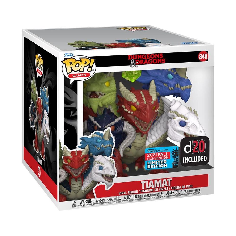 Tiamat  - Dungeons & Dragons vinyl figure collectible [Barcode 889698564663] - Main Image 2
