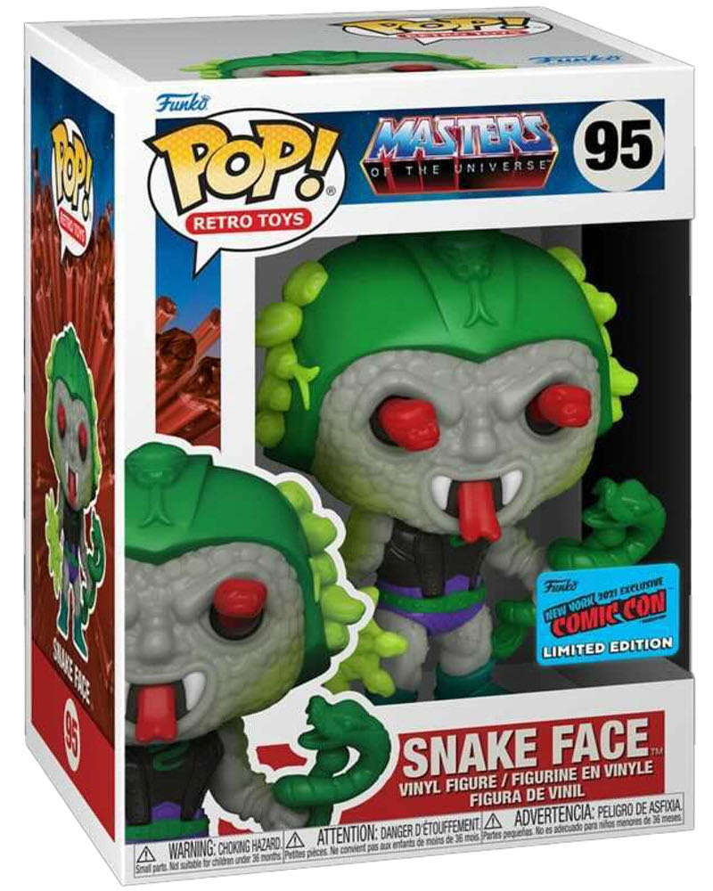 MOTU Snake Face - Masters of the Universe vinyl figure collectible [Barcode 889698586108] - Main Image 4