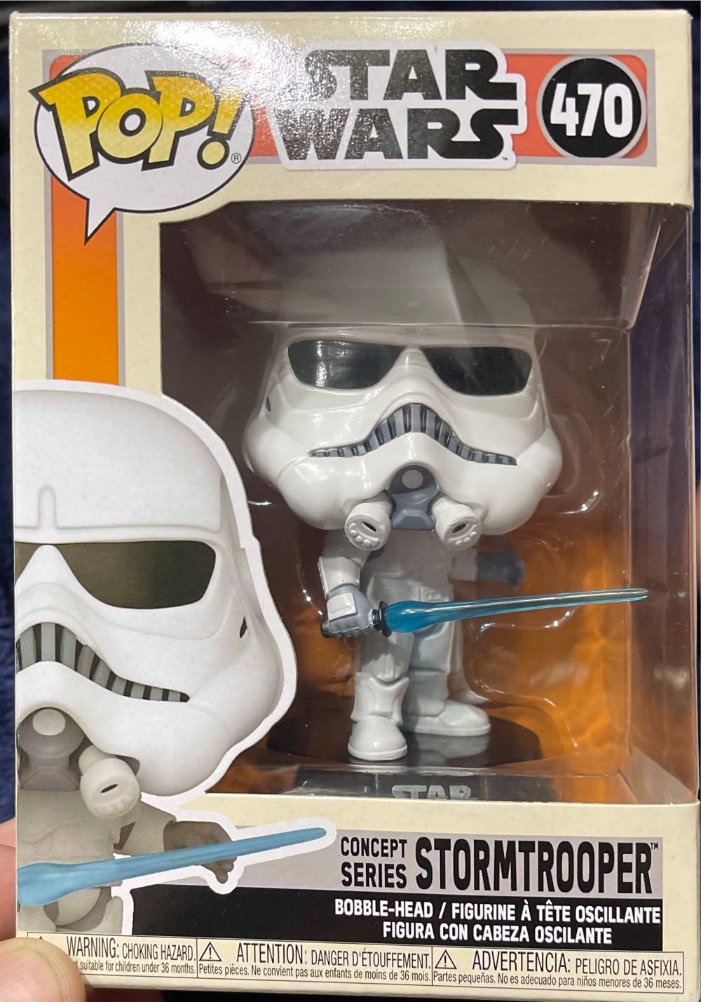 #470: Concept Series Stormtrooper - Star Wars vinyl figure collectible [Barcode 889698567695] - Main Image 2