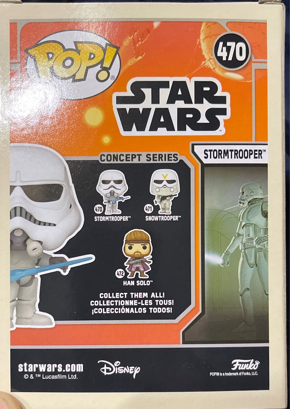 #470: Concept Series Stormtrooper - Star Wars vinyl figure collectible [Barcode 889698567695] - Main Image 3