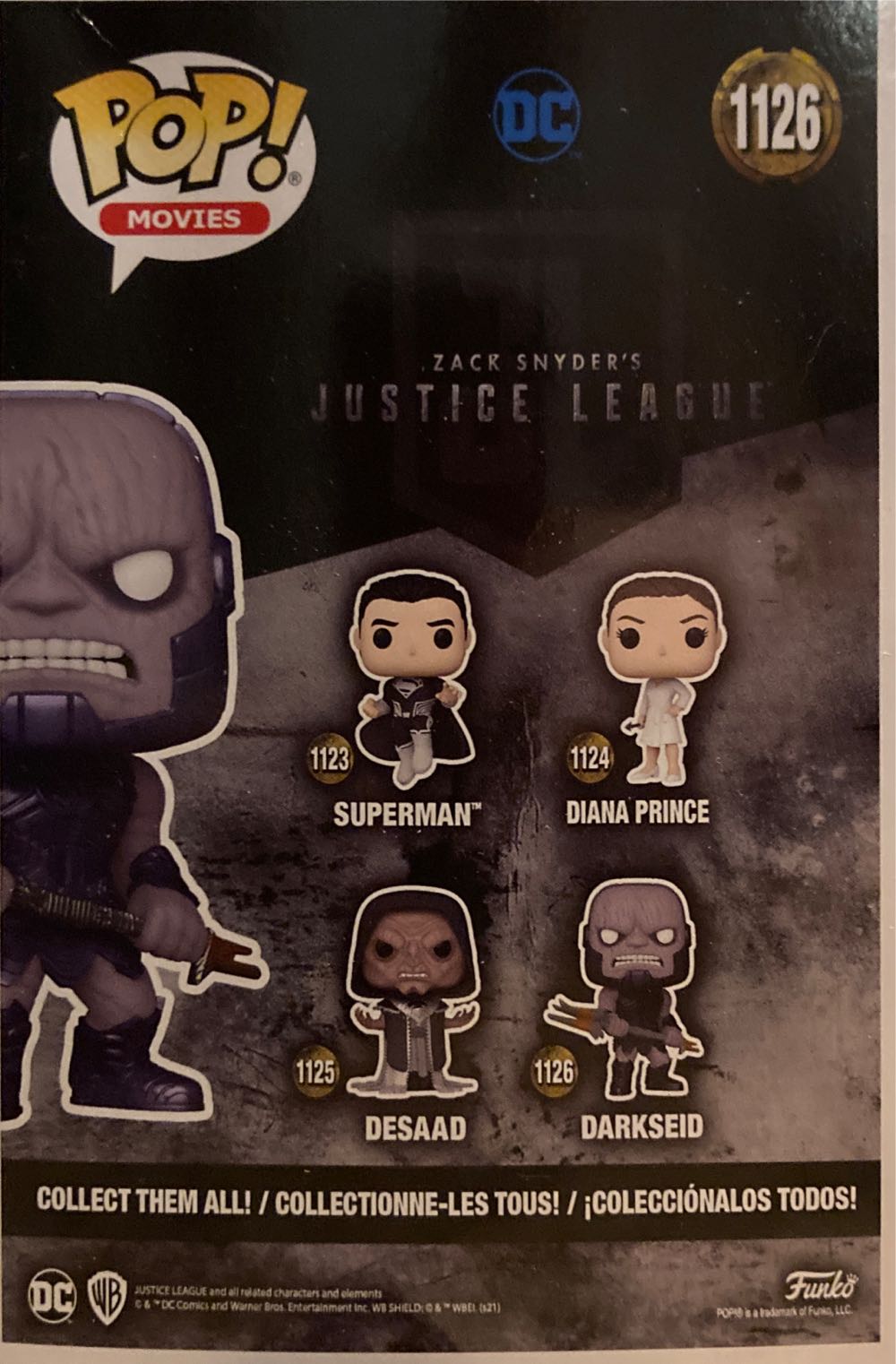 Darkseid - DC Comics vinyl figure collectible [Barcode 889698572781] - Main Image 2