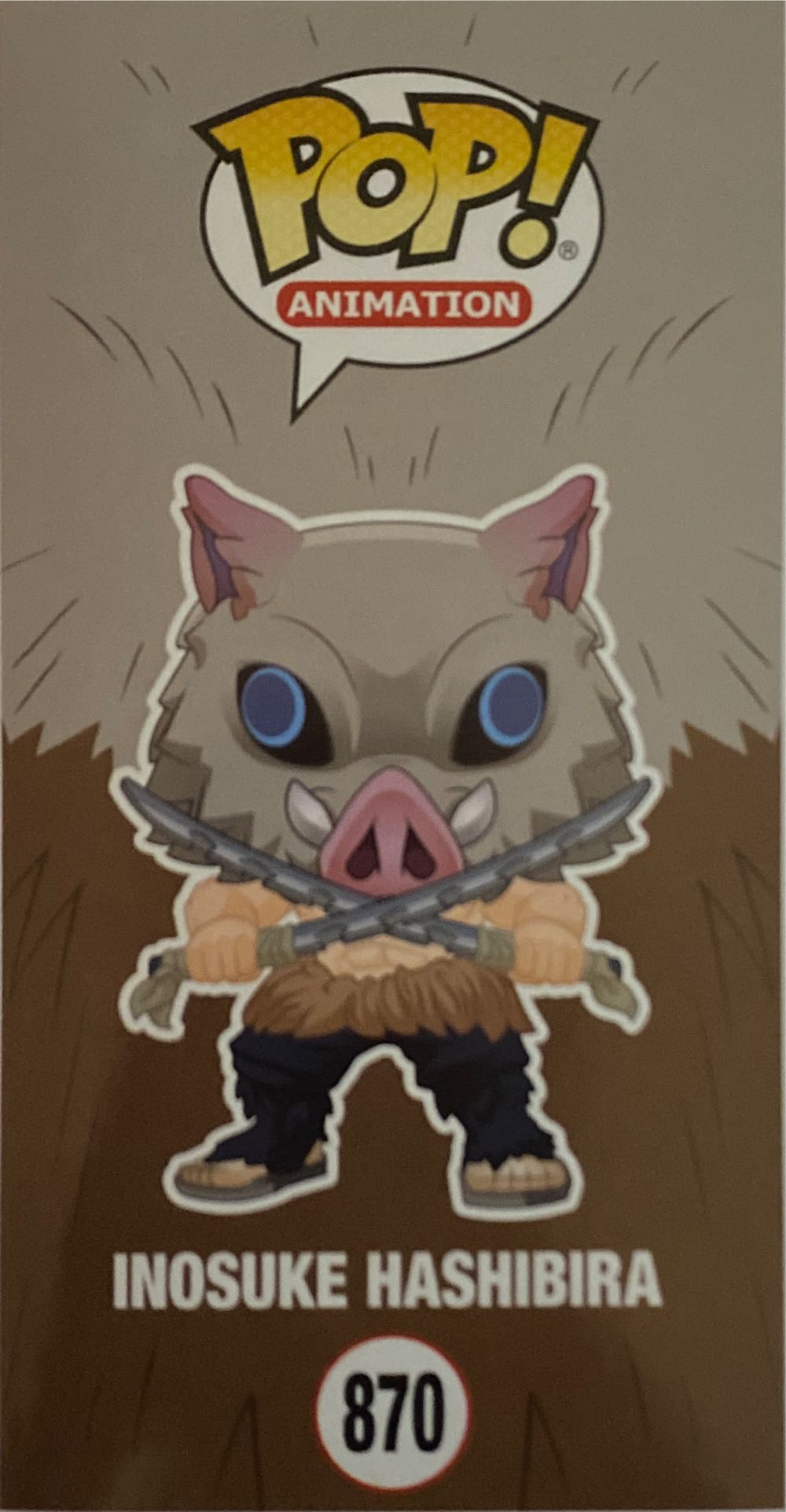 Inosuke Hashibira - Demon Slayer vinyl figure collectible [Barcode 889698490115] - Main Image 3