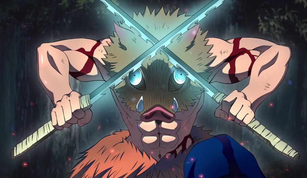 Inosuke Hashibira - Demon Slayer vinyl figure collectible [Barcode 889698490115] - Main Image 4